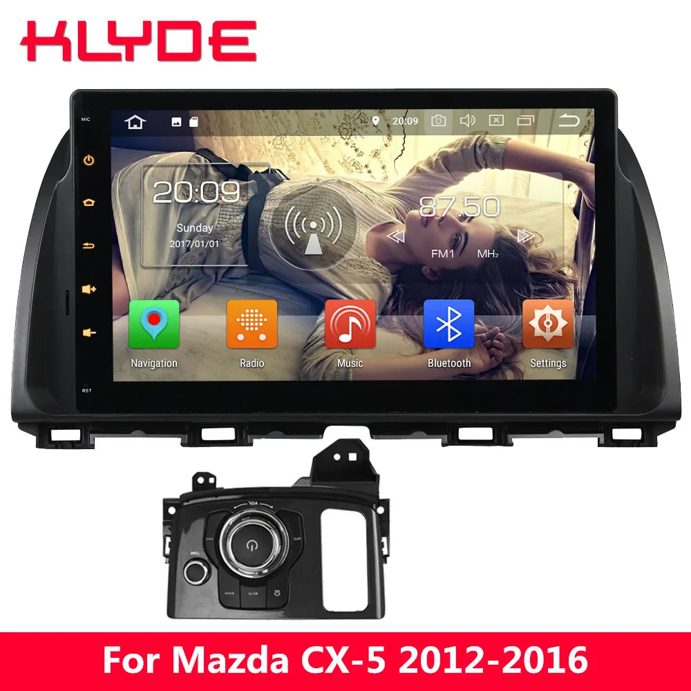 KLYDE 10," ips 4G wifi Восьмиядерный Android 8,0 4 Гб ОЗУ 32 Гб ПЗУ RDS автомобильный dvd-плеер радио gps навигация для Mazda CX-5 2012