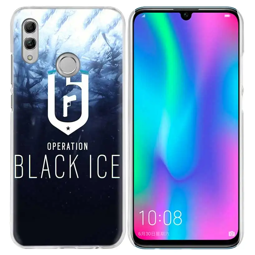 Радуга шесть чехол для huawei Honor 8X Y9 9 10 Lite Play 7C 8C 8S 8A фотоаппаратов моментальной печати 7S 7A Pro V20 20i Y6 Y7 Y5 Жесткий PC Капа чехол для телефона