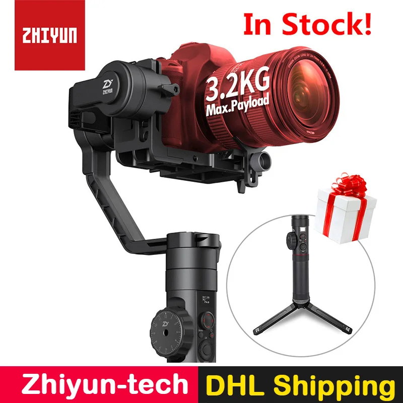 Электронный стедикам Zhiyun Crane 2 с управлением фокусировкой ручной 3 осевой