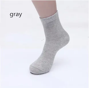 2016 новые популярные хлопковые классические деловые мужские носки однотонные