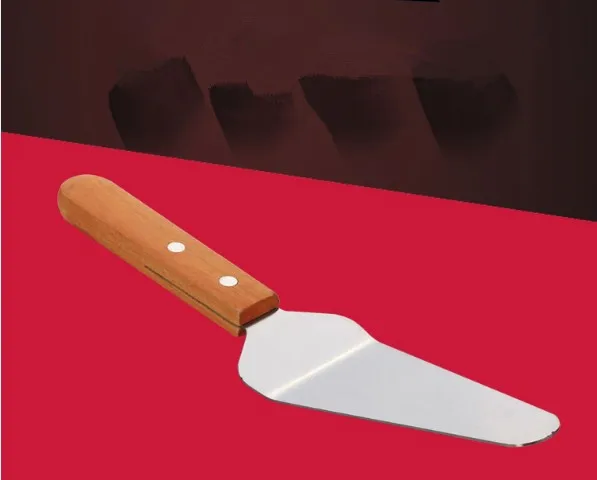1 шт. лопатка для украшения торта и пиццы гладкий кухонный нож из нержавеющей
