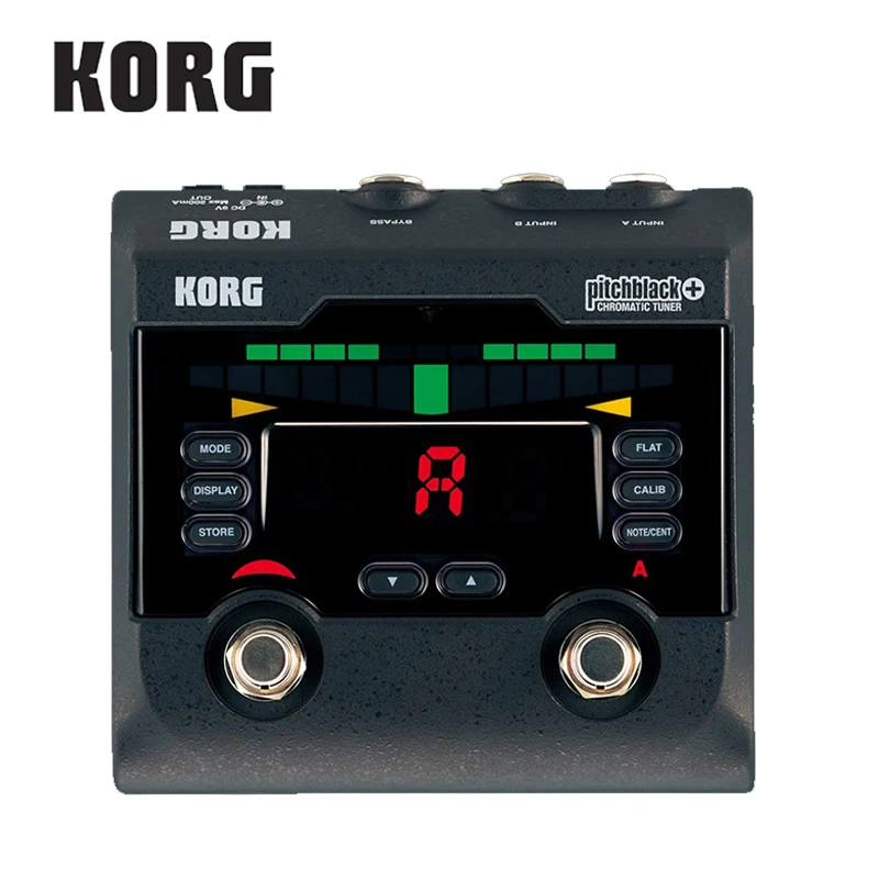 Korg Pitchblack PB-02 Технические характеристики гитарный базовый набор из 2 одновременно подключаемых педалей тюнера
