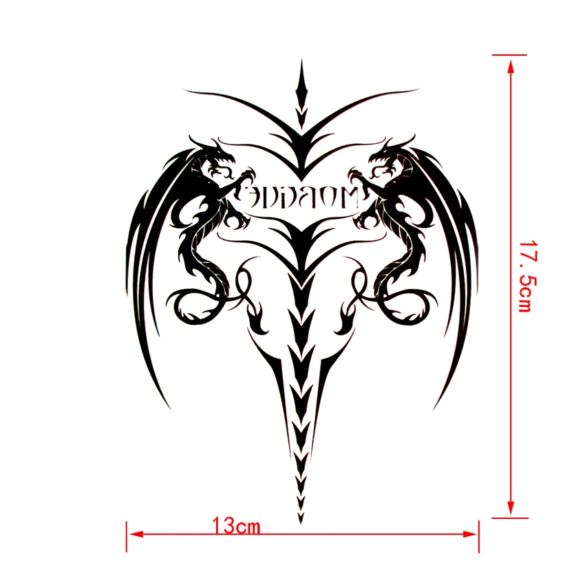 10 шт. водостойкие временные тату наклейки Драконий меч|stickers men|tattoo stickerwaterproof temporary