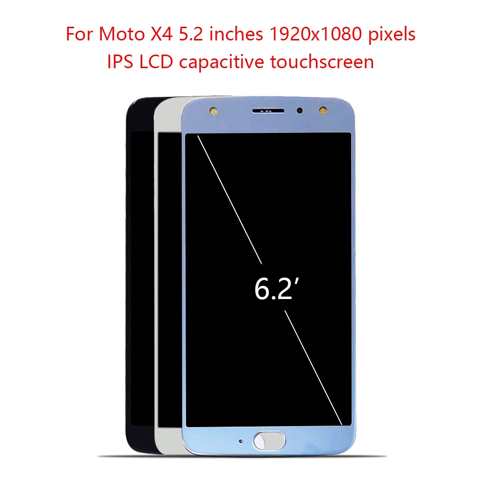 Оригинальный ЖК дисплей для Motorola Moto X4 5 2 дюйма сенсорный экран с цифровым