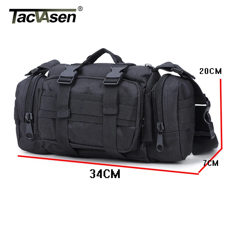 TACVASEN 3P нейлоновый военный рюкзак сумка сумки через плечо страйкбол армейский один Слинг Molle система нагрудные сумки Пейнтбольные аксессуары