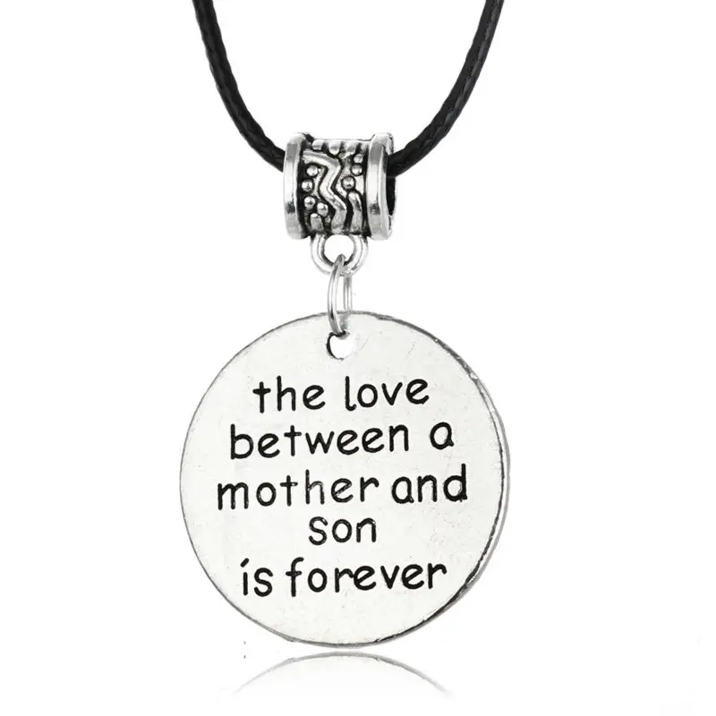 Подвески для мамы с гравировкой любовь между мамой и сыном|collar a|women jewelrypendant necklace |