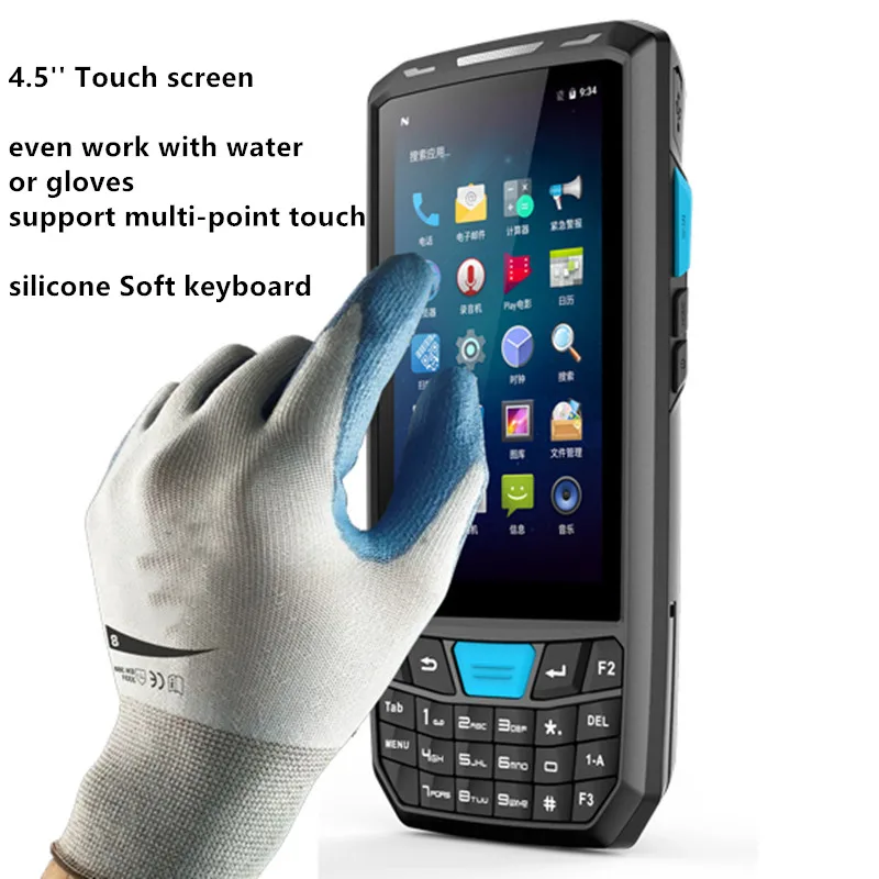 Промышленный КПК Android 1D сканер штрих кодов Honeywelll N4313 лазерный 4 5 ''сенсорный