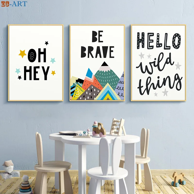 Расценки постеров и принтов скандинавский холст картина питомник стена игровой