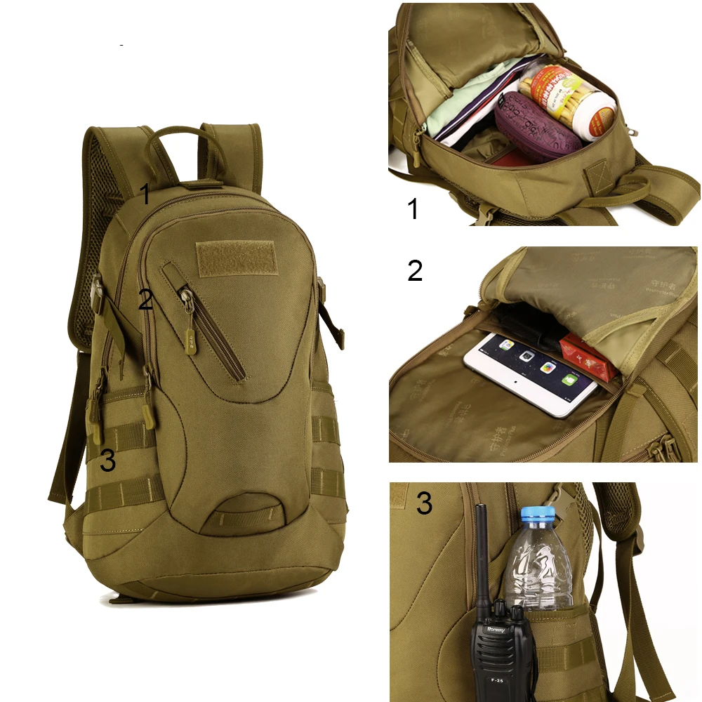 INDEPMAN Outdoor 20L Sport Bags Tactical Bag Military Waterproof backpack Hunting Camping Hiking Travel Backpack | Спорт и