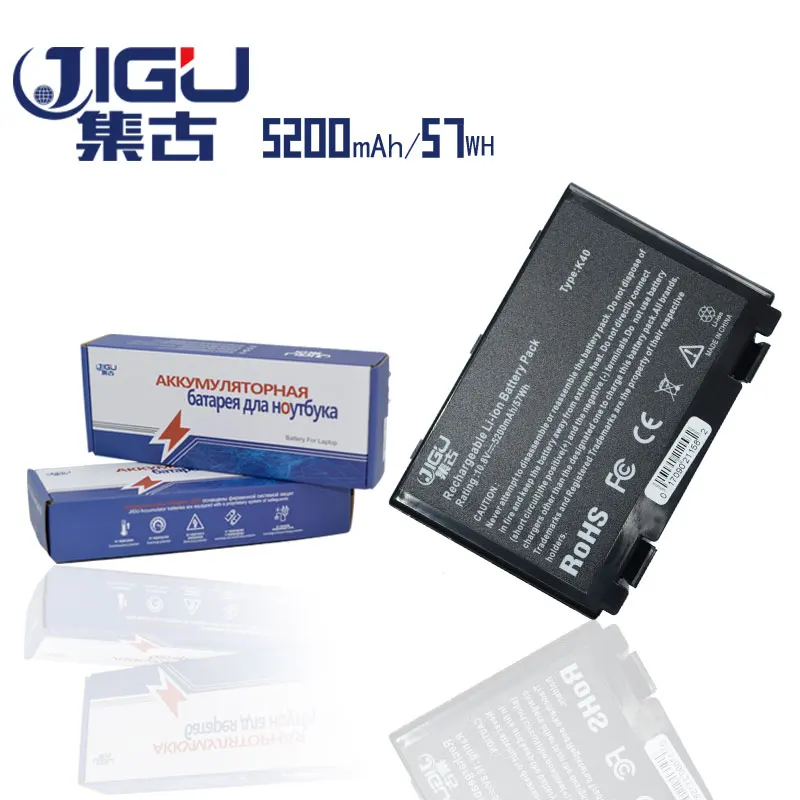 Аккумулятор JIGU для ноутбука Asus K50AB K70 K40af L0690L6 A32-F52 K40in a32 f82 K50I K50ij K50in A32-F82 K60IJ K61IC K61ic |