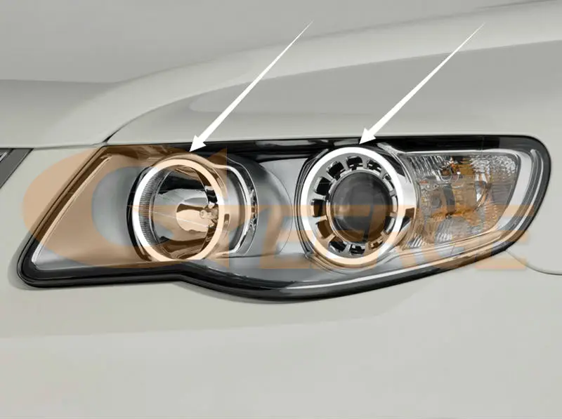 Для VOLKSWAGEN VW TOUAREG 2008 2009 2010 галогенные фары отличные ангельские глазки ультра яркие CCFL ангельские глазки Halo Кольцо Комплект