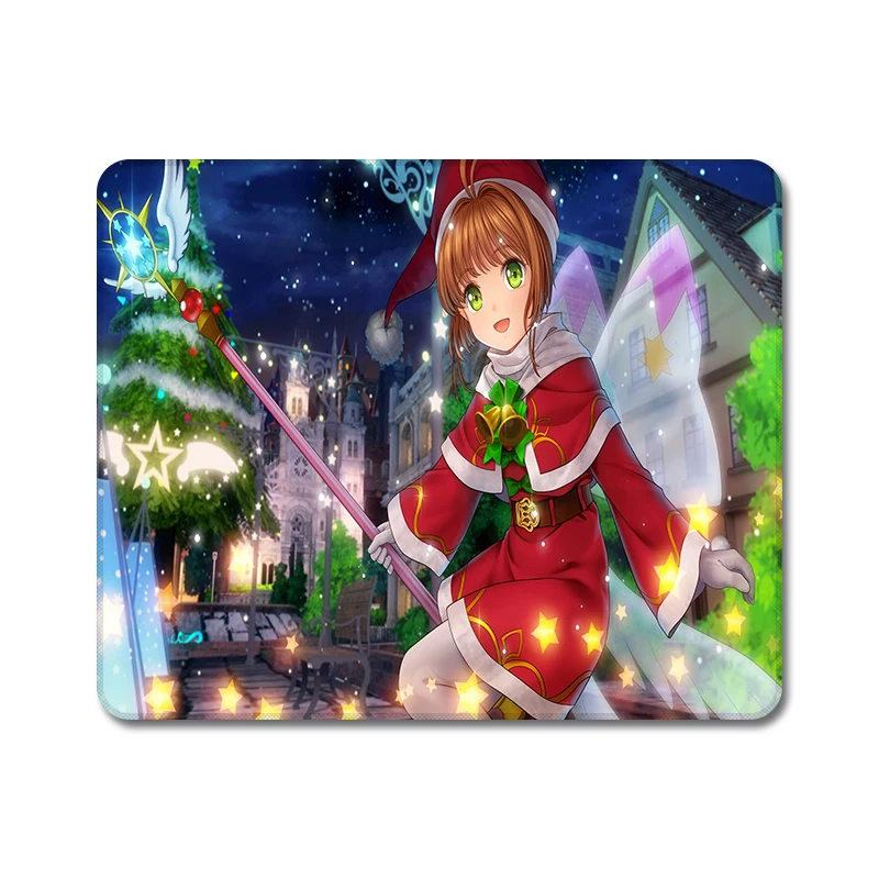 Cardcaptor Sakura японский аниме натуральный резиновый коврик для мыши ноутбука