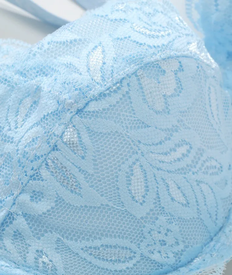 Для женщин пикантные косточках 3/4 стакана мягкий до Вышивка Кружево Sheer