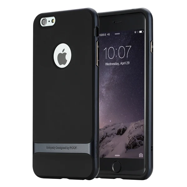 Dark blue Для Apple iphone 7 Plus чехол тонкий противоударный Гибридный жесткий каркас мягкий резиновый чехол для iphone 7/7 plus - Цвет: Dark blue