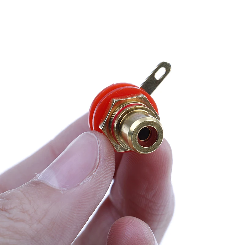 Полезная Золотая панель с разъемом для шасси и гнездом телефона|Соединители| |