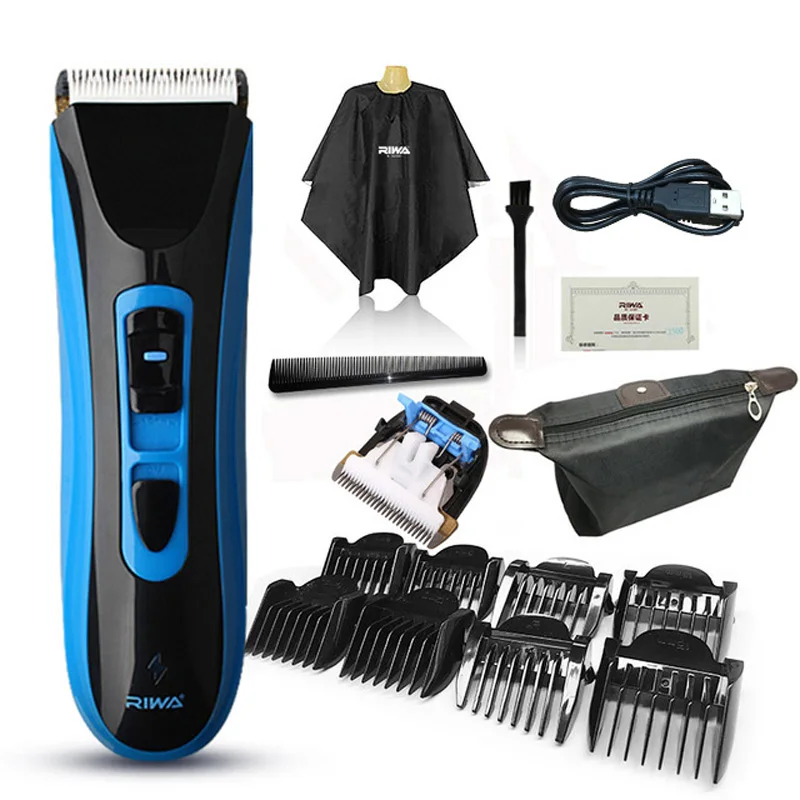 USB trimmer bladebag Riwa ipx7 класс водонепроницаемый профессиональная машинка для стрижки волос высокого качества ce сертифицированный cordless машинка для стрижки волос re-750a - Цвет: USB trimmer bladebag