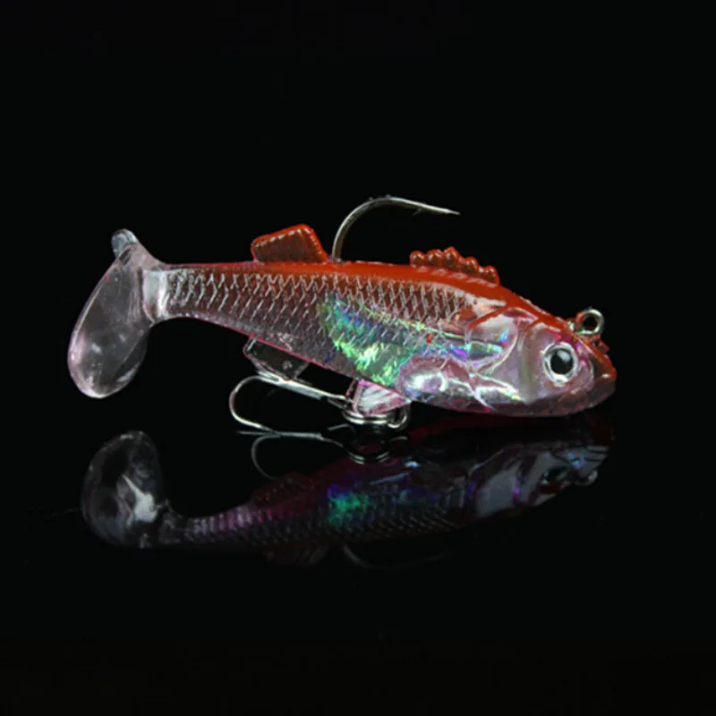 Новинка 1 шт. рыболовная приманка 6 см искусственная силиконовая рыболовные