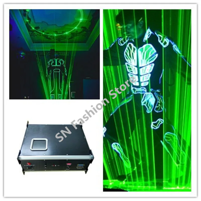 HH03 Одиночный Зеленый laserman show 3 Вт Лазерный танцевальный проектор/dmx Лазерная