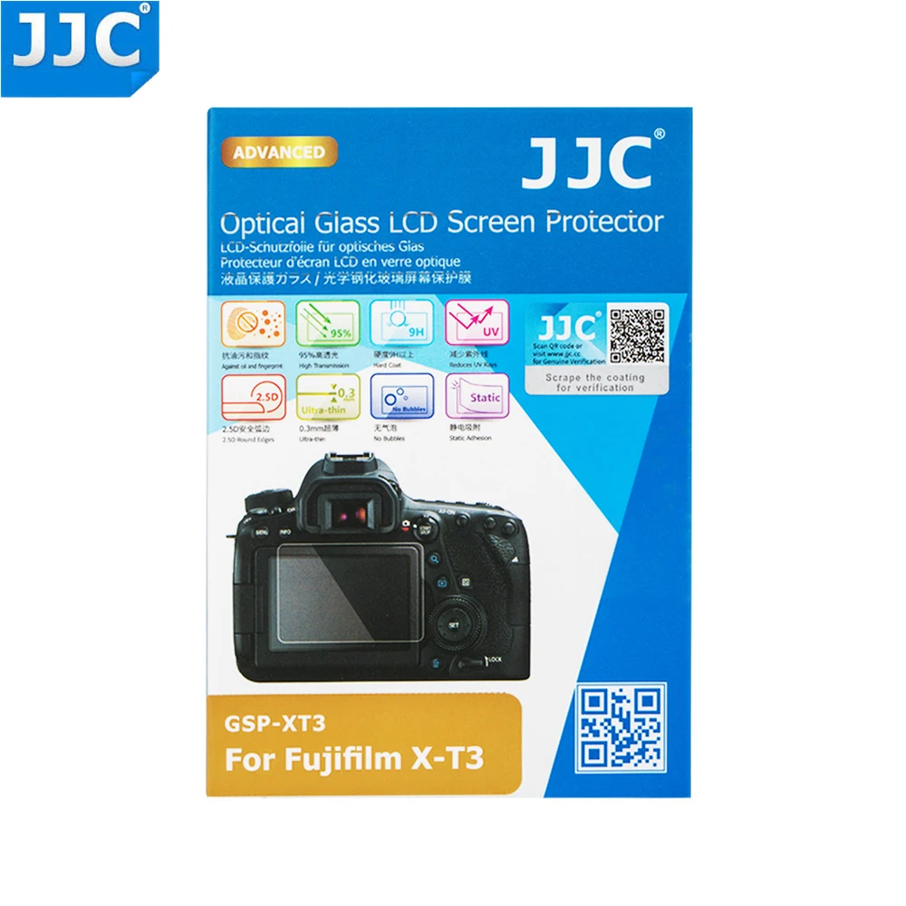 JJC Оптическое стекло защитная пленка для экрана ЖК дисплея Fujifilm X T3|Защита экрана|