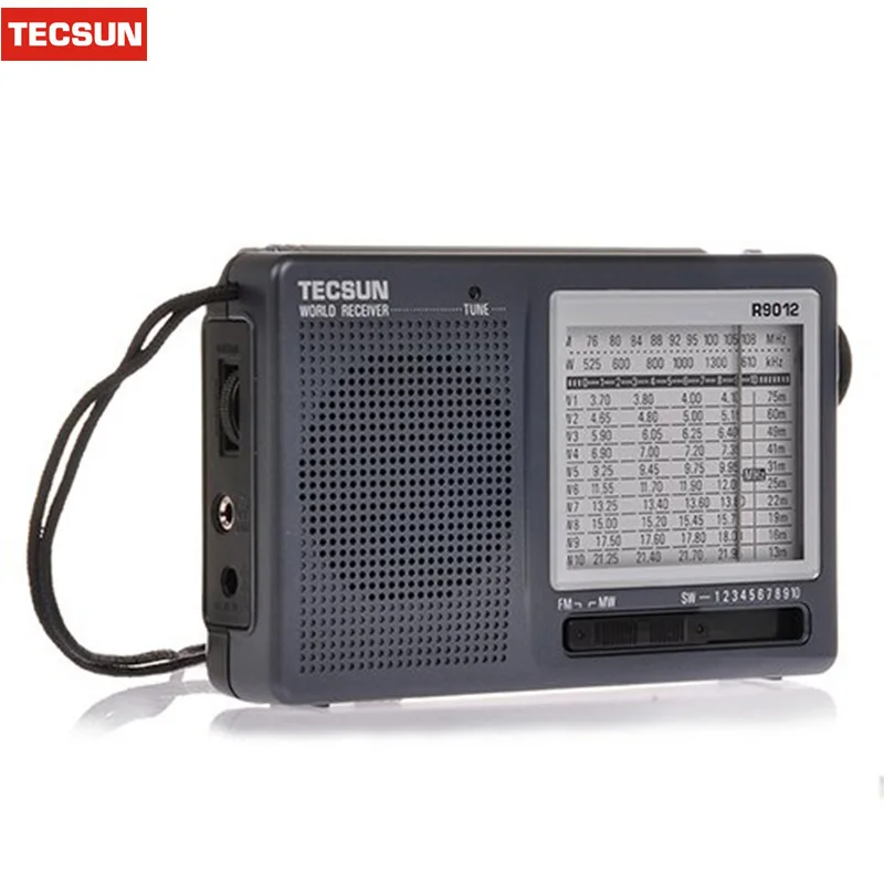 Портативный радиоприемник TECSUN R-9012 R9012 AM/FM/SW 12 диапазонов с внешней антенной AN-05
