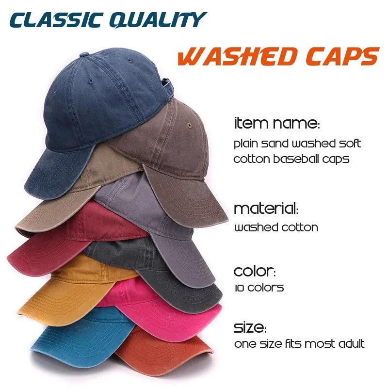 HATLANDER, одноцветная, окрашенная, с песком, мытая,, мягкая хлопковая кепка, без рисунка, бейсболки для папы, без вышивки, Мужская кепка, шапка для мужчин и женщин