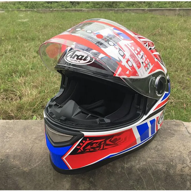 Мотоцикл шлем полный лицо шлем Arai мужской и женский рыцарь теплый всесезонный можно использовать цвет один мощный