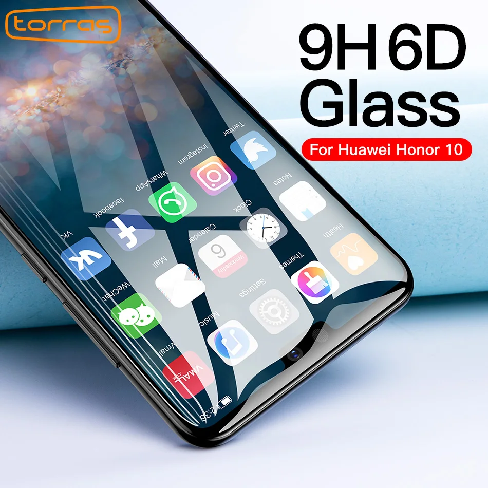 TORRAS стекло для huawei Honor 10 экран протектор Flim закаленное HD 9h царапинам es 10|Защитные
