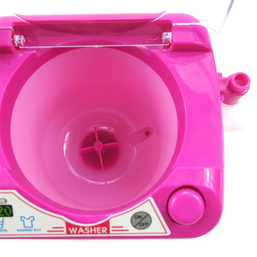 7 шт. Мини электрическая стиральная машина кукольный домик очень полезное