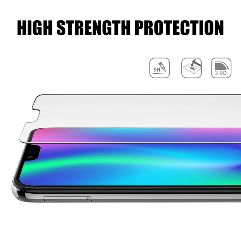 Чехол из закаленного стекла для Huawei Honor 8x10 защитная пленка экрана 9 lite 8 pro 8c 9i 8x