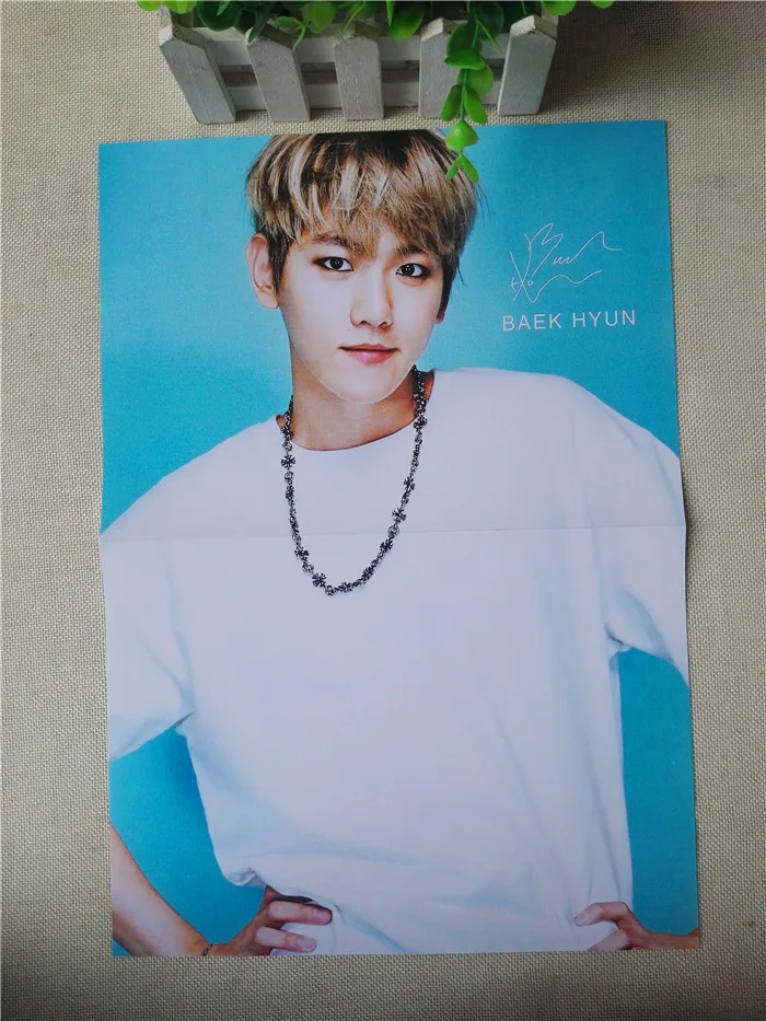 [MYKPOP] EXO BAEKHYUN: роскошный подарочный набор CD+ Фотокнига+ постер+ закладки, коллекция фанатов KPOP SA19070603