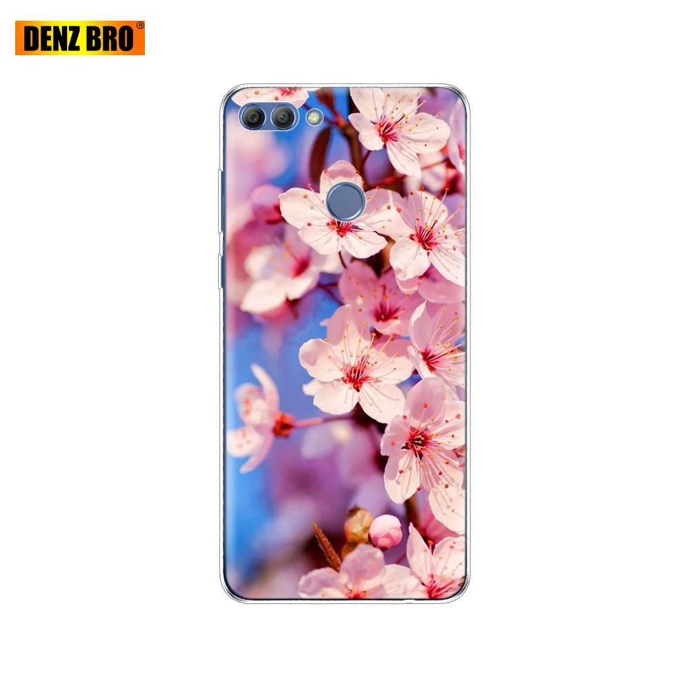 61900 Чехол для huawei P smart Enjoy 7 S, Мягкий ТПУ силиконовый чехол на заднюю панель, чехол для телефона 360, полный защитный прозрачный чехол с рисунком, бампер - Цвет: 61900