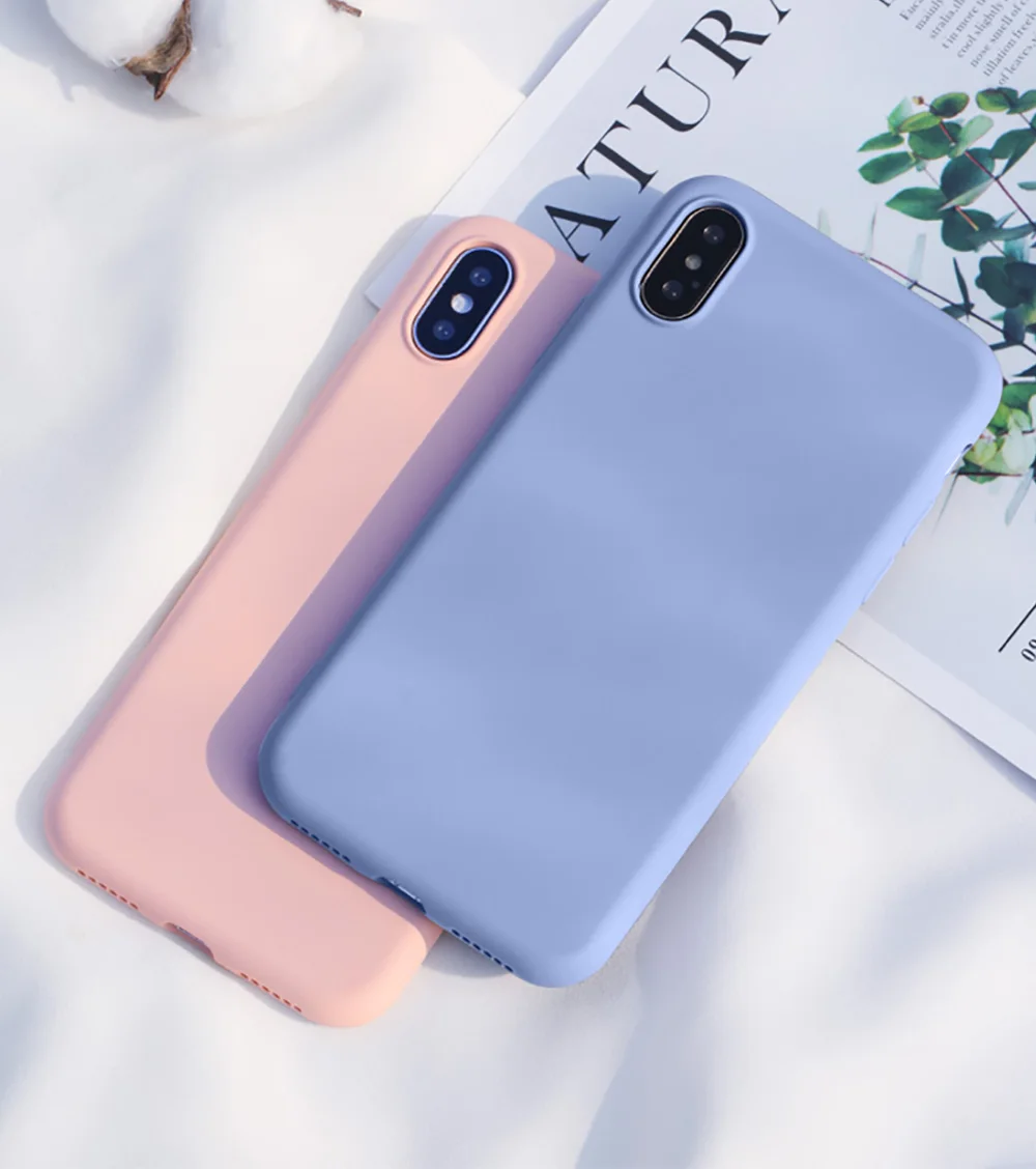Силиконовый чехол для iPhone 7 8 Plus Xs Max Xr 11 Pro Max, Официальный чехол для iPhone X, для Apple iPhone 6 6s Plus