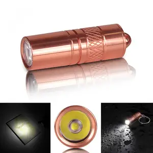 Водонепроницаемый Портативный латунь R5 5 Вт 200 люмен Мини светодиодный светильник фонарь флэш-светильник с Micro USB зарядка от 3,7 в 10180 Батарея