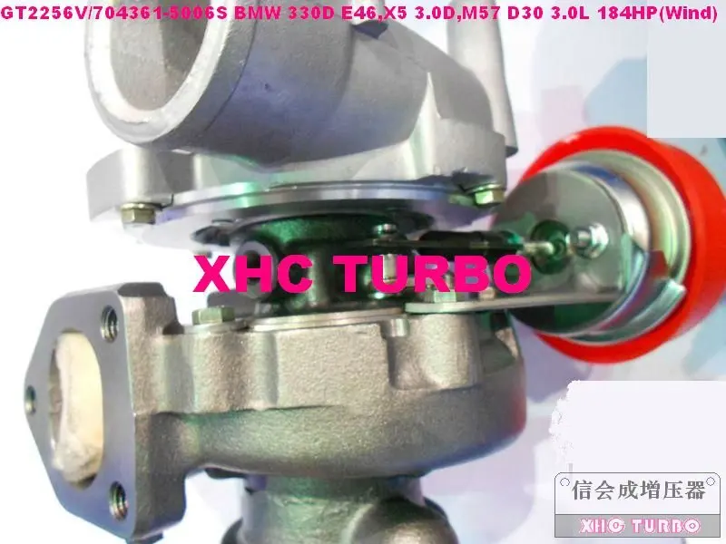 Новый турбокомпрессор GT2256V/704361 Turbo для 330D E46 X5 E53 M57D D30 3.0L 184HP 1999 2003|turbocharger