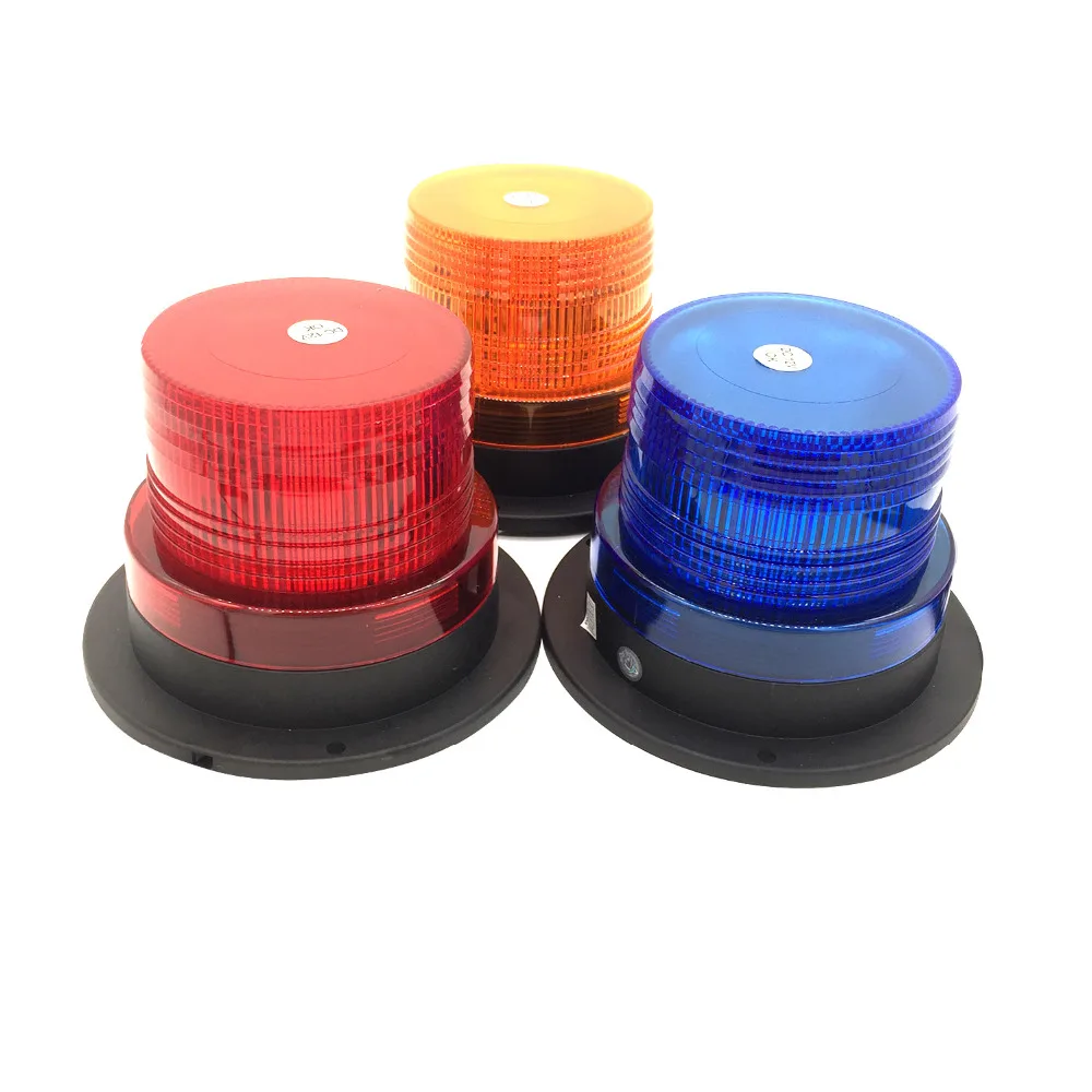 

Yellow Red Blue 12V/24V LED Car Flashing Warning light Police Emergency Strobe Lights School bus safety light Beacon Lamp