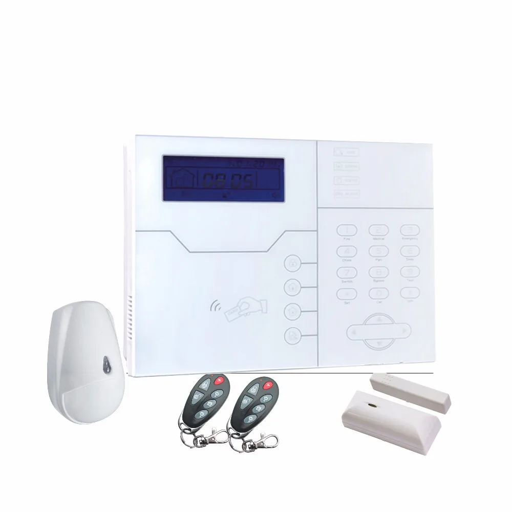 

Spanish Voice Alarme System Network GSM TCP IP (RJ45 Port) Alarm System with Pet Immune Motion Detector Sensor