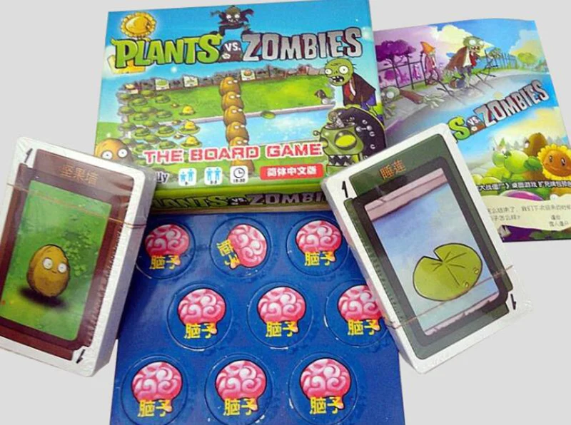 Plants VS Zombies настольная игра в транзакции встреча китайская версия домашние игры |