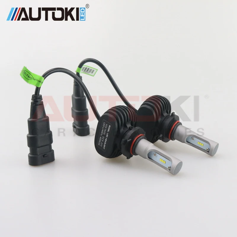 Комплект для автомобильных противотуманных фар S1 Autoki H4 CSP 9005 к 50 Вт 6500 лм|fog lamp bulb|led