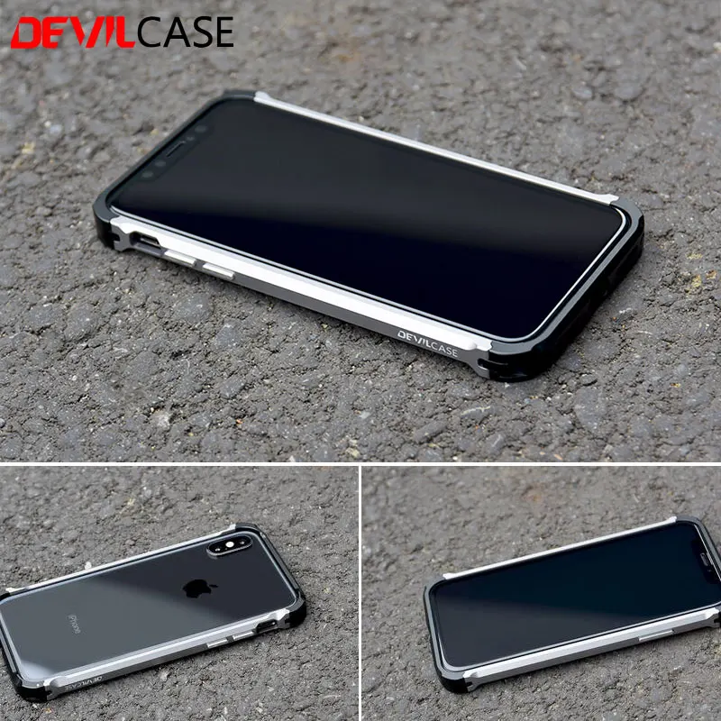 DEVILCASE для iPhone X XS рамка бампер из алюминиевого сплава корпус типа Edition или 3D