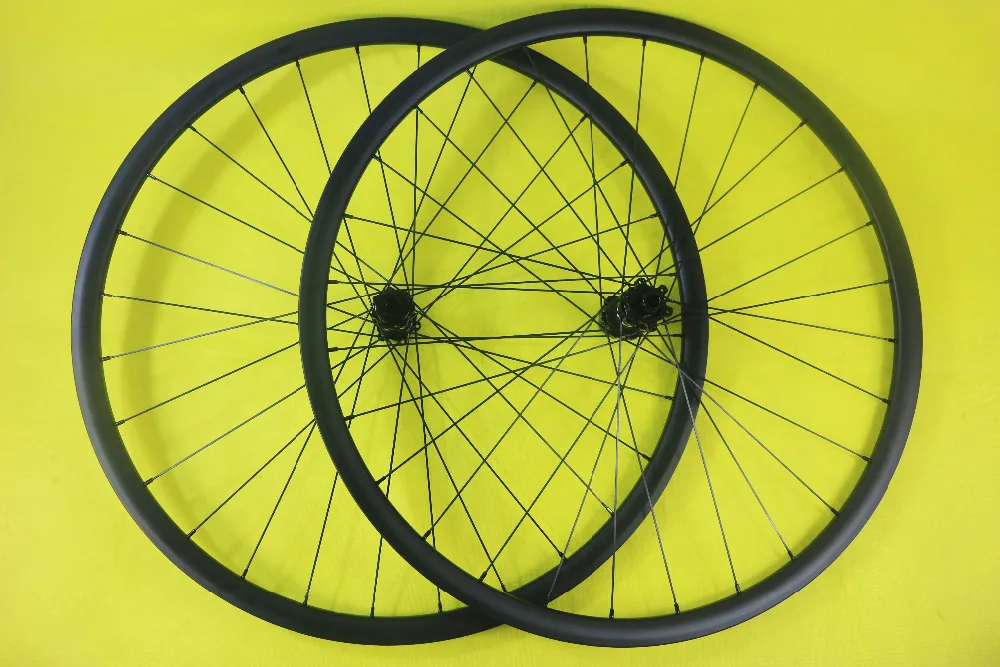 1445g 29er MTB XC 28 мм x 25 ассиметричный без крючков прямой углерод тяги Колесный