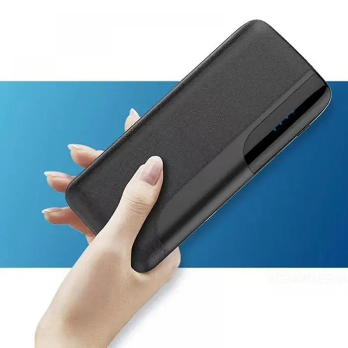10000 мАч портативный внешний аккумулятор двойной USB светодиодный фонарик