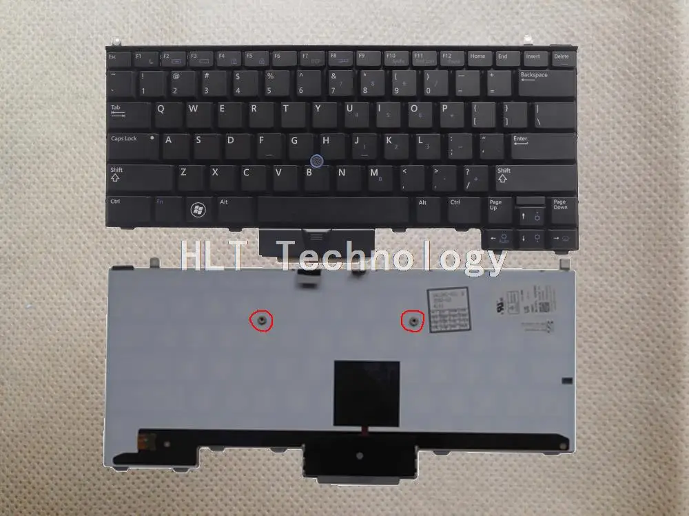 Оригинальная и новая черная клавиатура с подсветкой для DELL Latitude E4310 E4200 PP13S 0P6VGX