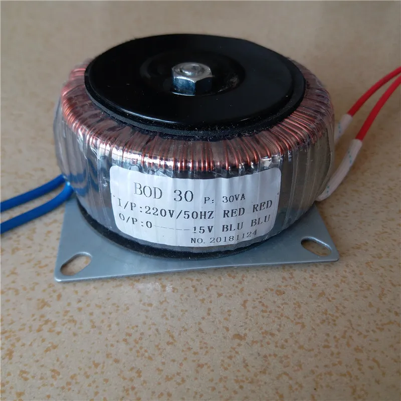 15V 2A кольцо медные опоры для трансформатора 30VA 220V вход пользовательские
