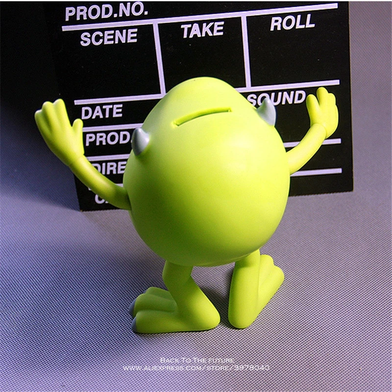 Disney Monsters Street Mike Wazowski Mr Q money pot фигурка 13 см аниме коллекция украшений модель