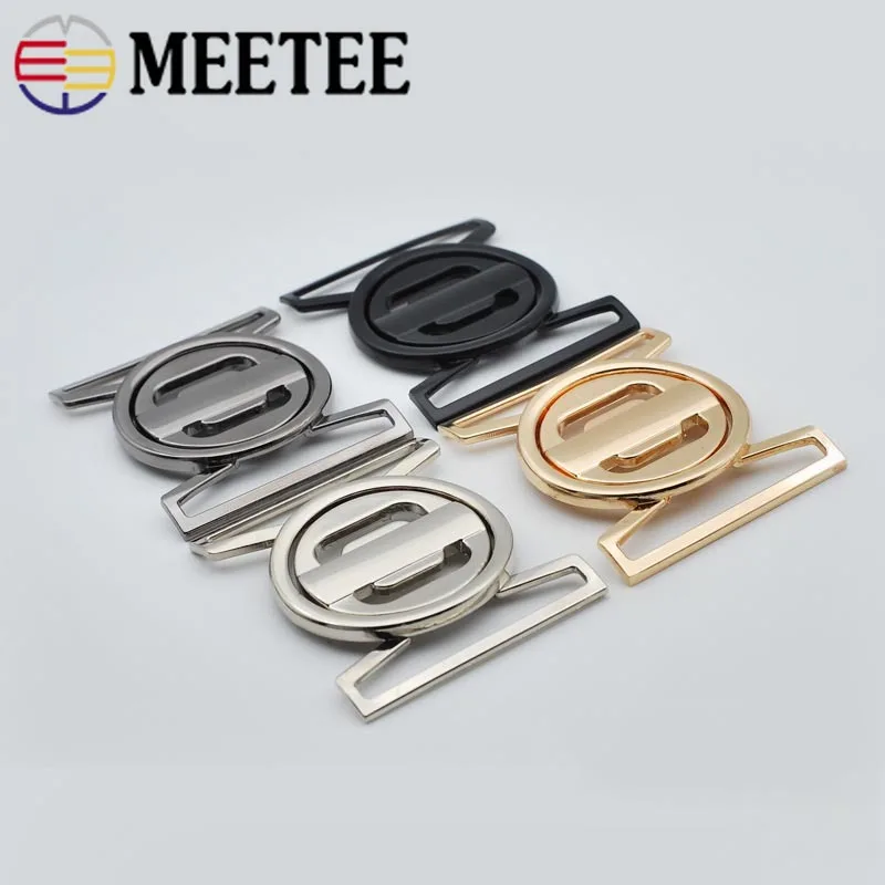 2 шт. Meetee 4/5 см с металлическими заклепками; туфли-лодочки с пряжкой с застёжкой "Лобстер" зажим зажимной ремень саквояж Декор кнопка-застежка для куртки с гусиным пухом швейная фурнитура