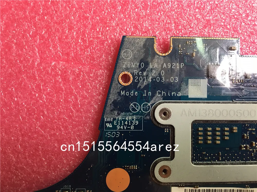 И ноутбук lenovo YOGA2-13 Yoga 2 13 материнская плата с I3-4030U cpu 4G LA-A921P памяти 5B20G55969