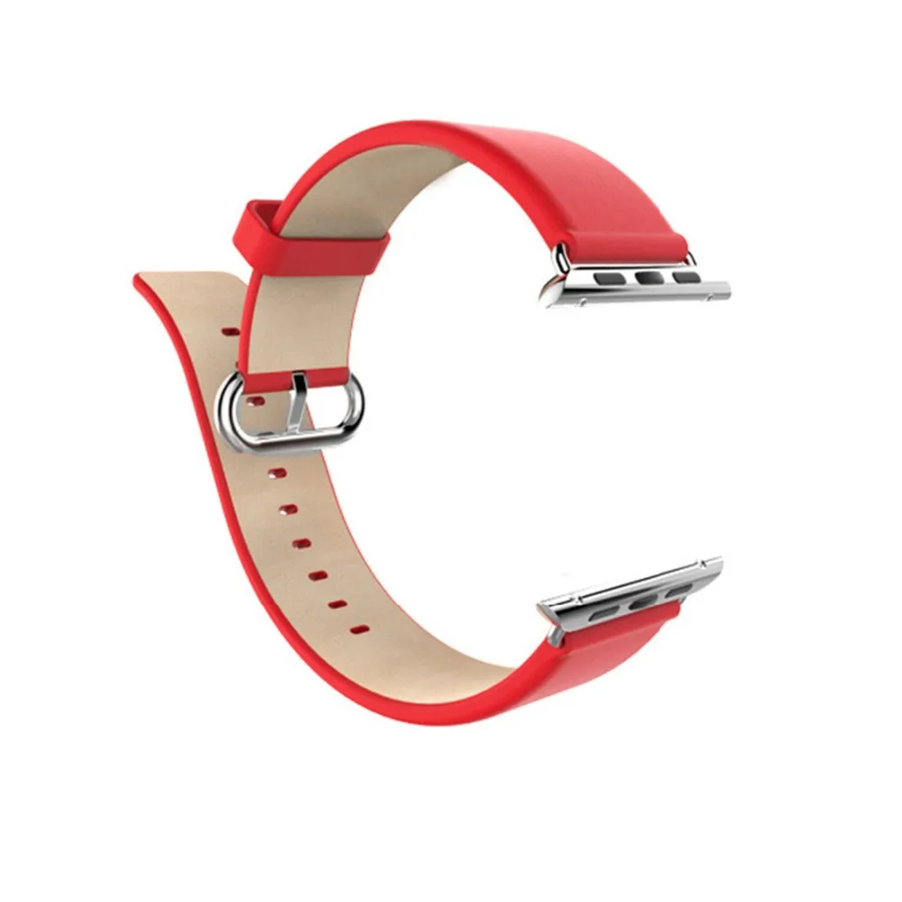Классический ремешок с пряжкой для Apple Watch band 4 44 мм 40 iwatch 3 2 1 42 38 из натуральной