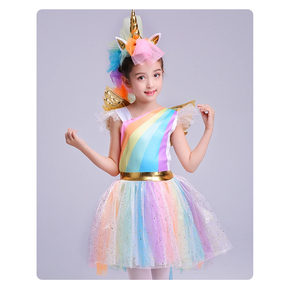 2018 Мода маленькая Нарядная для девочек pettiskirt Рождество платье принцессы