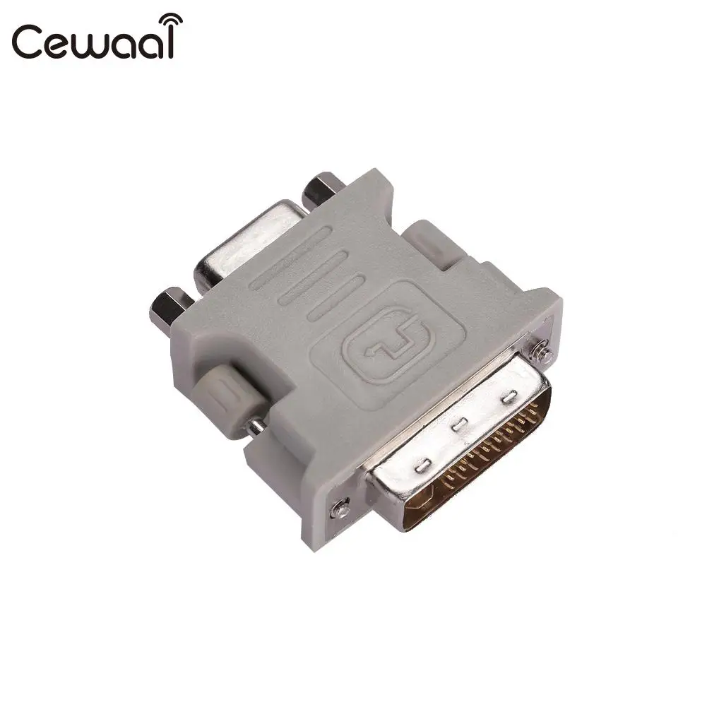 DVI 24 + 5 мужчин и женщин VGA Порты разъёмы Converter монитор Графика Vedio HDTV адаптер|Кабели