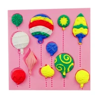 fondant chocolate silicone mold hot air balloon kitchen baking accessories ball shape for cake decorating tools t0740